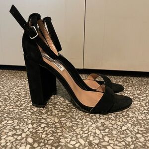 Steve Madden Black Block Heel Sandals